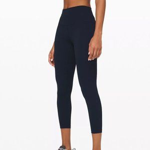 Lulu Lemon HR Wunder Under 25" Navy Blue, New/Tags